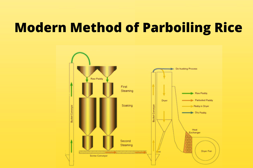 Modern Method of Parboiling Rice