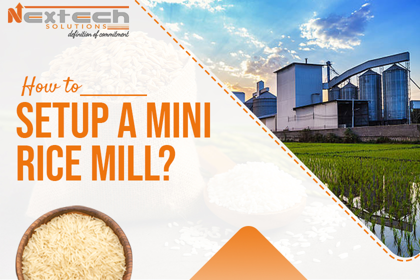 Setup mini rice mill